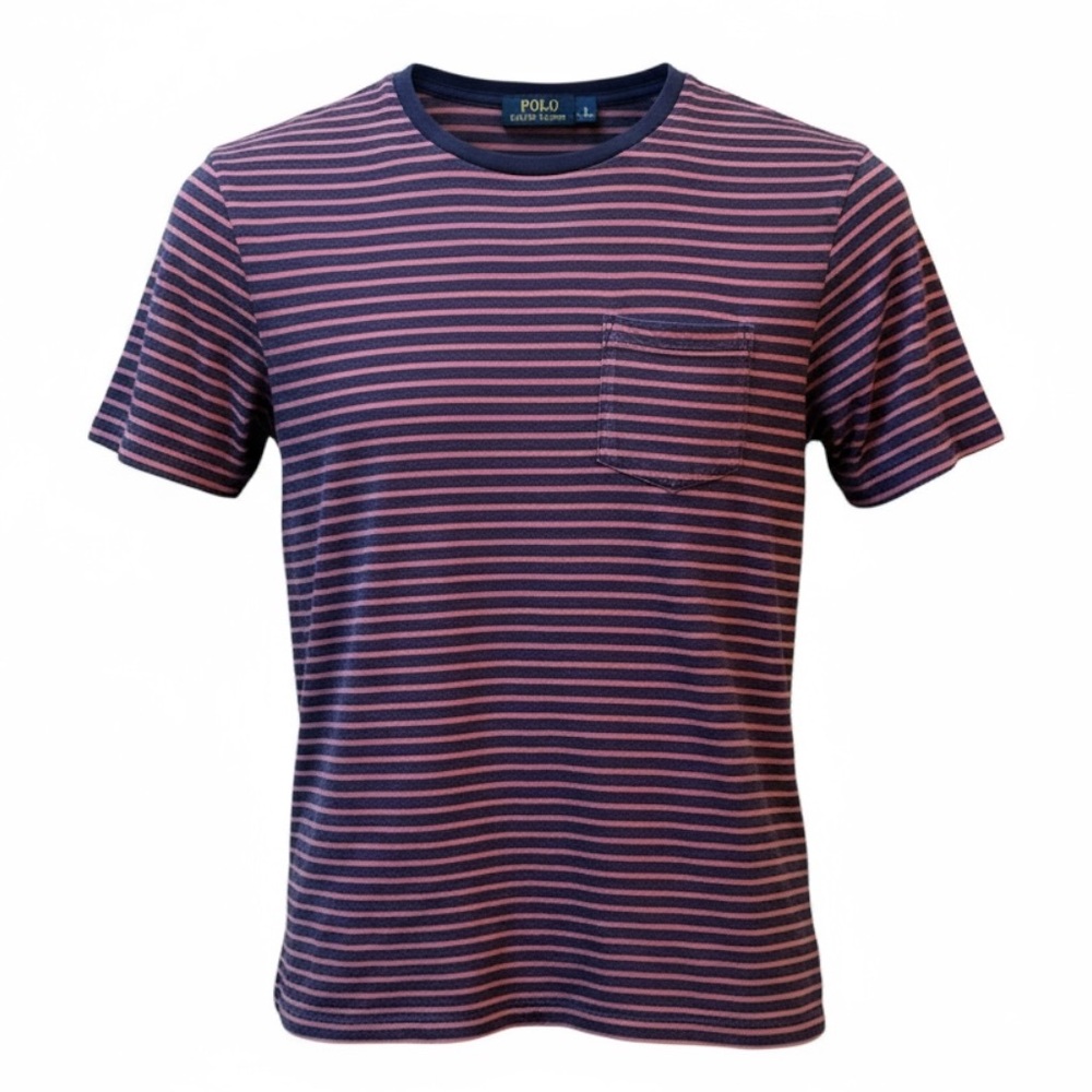 🌀 Polo Ralph Lauren Striped Pocket Tee 🧢 Men’s Size Medium